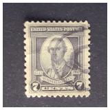 US Stamp 1932 Washington 7c Black
