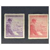 Bohemia Moravia Stamps 1943 Anniv Hitler Birth