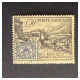Vatican Stamp 1952 Mail Coach