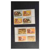 Canada MNH Algonkian Pacific Indians Plate Blocks