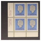 Canada Stamps 1977 Queen Elizabeth II 12ï¿½ Block