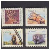 Canada Stamps Animals Fauna Set