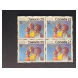Canada Stamps 1976 Medal Ceremony 25ï¿½ Block