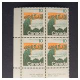 Canada Stamps 1972 Forest 10ï¿½ Block