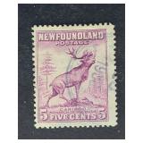 Newfoundland Stamp 1932 Caribou 5ï¿½