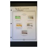 Canada Stamps 2002 Tourist Attractions Album Page