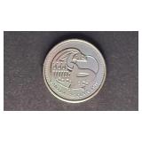 Canada 25 Cents Orca Whale 2011 Quarter