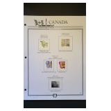Canada  P Stamps 2015 on Album Page