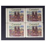 Canada Stamps 1970 Group of Seven 6ï¿½ Block