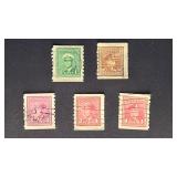Canada Stamps 1942 King George VI War Issue Coils