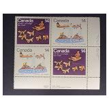 Canada Stamps 1978 Inuit Travel 14ï¿½ Block PB