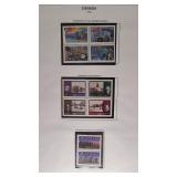 Canada Stamps Nice PB Lot on Album Page MNH