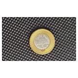 Vintage TTC Subway Token 2006 - 2008 Bimetallic