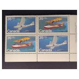 Canada Stamps 1979 Aircraft-Flying Boats 35ï¿½ Block