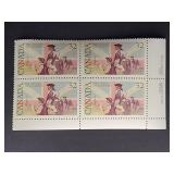 Canada Stamps 1984 Loyalists British Flag  Block