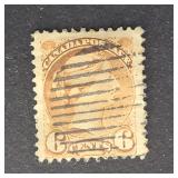 Canada Stamp 1872 Queen Victoria 6c