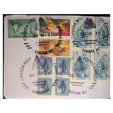 Canada Stamps Square Nice Sooke BC Cancel