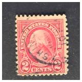 US Stamp 1926 Washington 2c Carmine