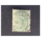 Natal 1882 Stamp Queen Victoria 1/2p Blue Green
