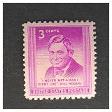 US Stamp 1948 3c Will Rogers