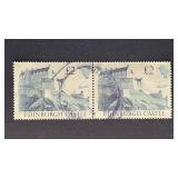 Great Britain Stamps 1988 Edinburgh Castle ï¿½2 Pair