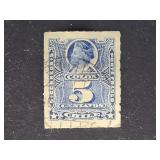 Chile Stamp 1883 Christopher Columbus
