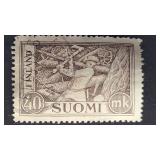 Finland Stamp 1930 Wood Cutter