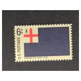 US Stamp 1968 6c Historic Flags: Bunker Hill