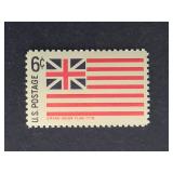 US Stamp 1968 6c Historic  Flags:  Grand Union