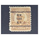 US Stamp 1930 Harding Precancel New York NY
