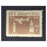 Albania Stamp 1960 Tirana-Moscow Air Service