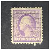 US Stamp 1914 3c Washington