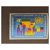 United Nations Stamp 1962 Housing and Community 4c