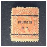 US Stamp 1923  Jefferson 9c Precancel Brooklyn NY