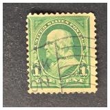 US Stamp 1898 Franklin 1c