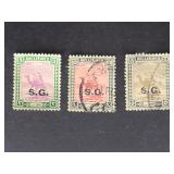 Sudan Stamps 1905 Official S.G. Overprints