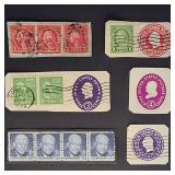 US Stamps Presidents Squares Blotcks Pairs Lot