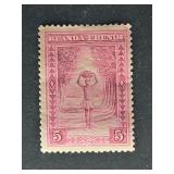 Ruanda-Urundi Stamp 1931 5c Native