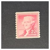 US Stamp 1954 2c Liberty Series: Thomas Jefferson,