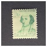 US Stamp 1967 1 1/4c Albert Gallatin