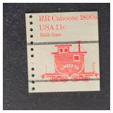 US Stamp 1984 11c Railroad Caboose Coil Precancel