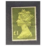 Great Britain Stamp Queen Elizabeth II Machin ï¿½1