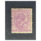 India Stamp 1928 King George V  1ï¿½3Aï¿½P