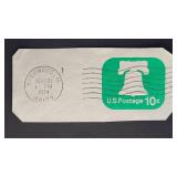 US Stamps 1973 10c Liberty Bell Square