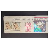 US Stamp 1995 32c Space Shuttle Hologram Square