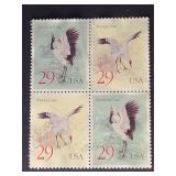 US Stamp 1994 29c Cranes Block
