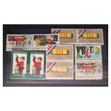 US Stamps Mint Mixed Pairs Lot