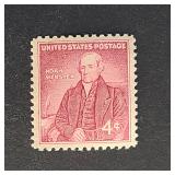 US Stamp  1958 Noah Webster 4c