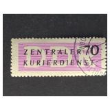 Germany DDR 1956 Central Courier Services