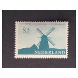 Netherlands Stamp 1963 Windmill